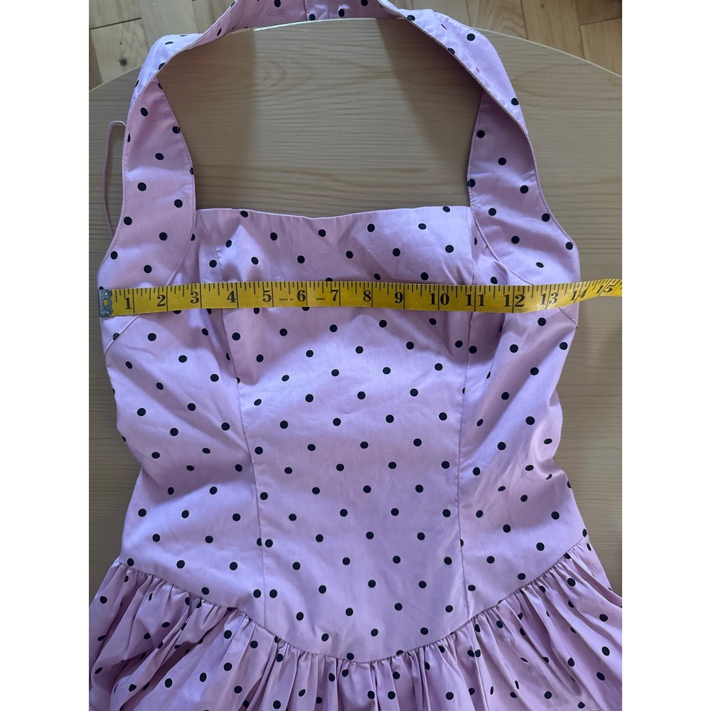 Urban Outfitters Kimchi Blue Casey Bubble Mini Dress Polka Dot Size M - Picture 5 of 6